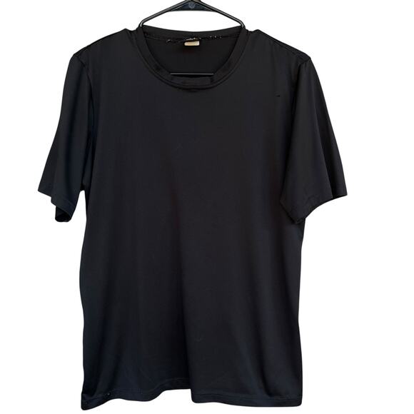 Patagonia Capilene Shirt Mens Medium Black Made USA Performance Base Layer Tee - Picture 1 of 8